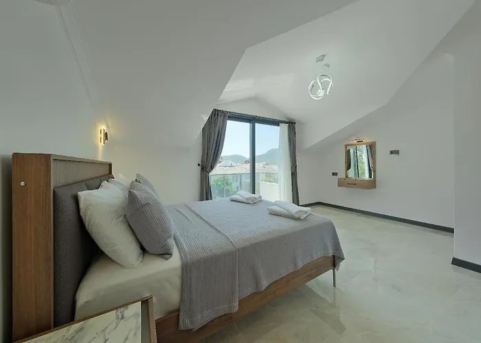 Detached With Private Pool In Oeluedeniz, 别墅 费特希耶